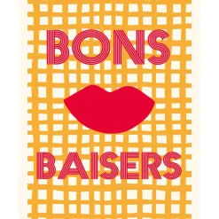 Fabrique de Styles Affiche "Bons baisers" 30x40cm* Cadres Déco Et Affiches