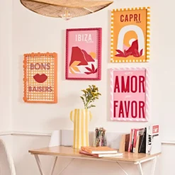 Fabrique de Styles Affiche "More amor por favor" 30x40cm* Cadres Déco Et Affiches