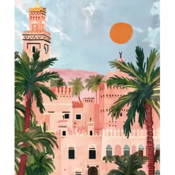 Fabrique de Styles Affiche village 30x40cm* Cadres Déco Et Affiches