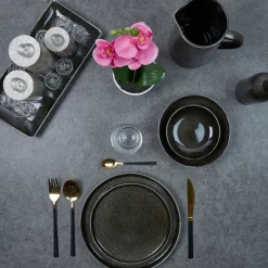 Fabrique de Styles Assiette à dessert en grès d20.5cm* Assiettes