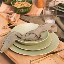 Fabrique de Styles Assiette calotte en grès d19cm - Vesuvio* Assiettes