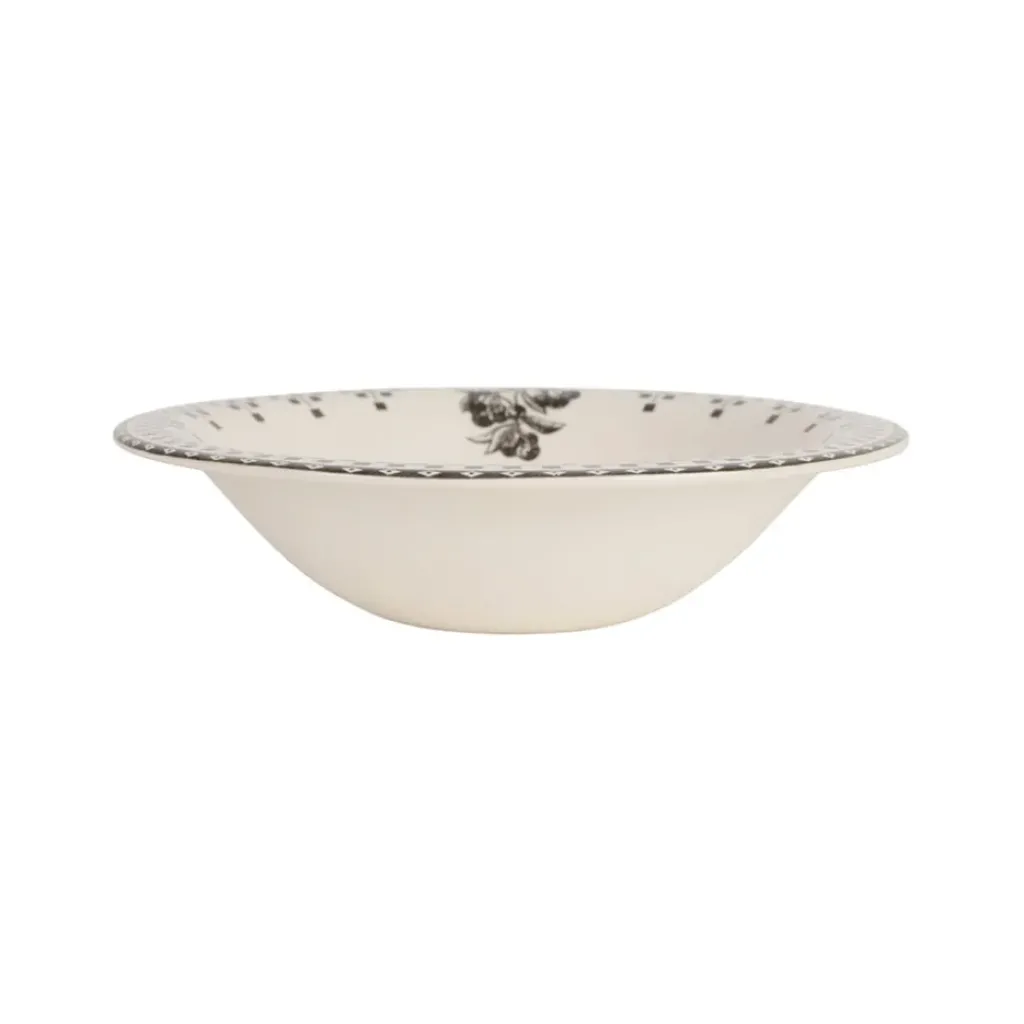 Fabrique de Styles Assiette creuse en faïence d20cm - Damier* Bols Et Coupelles