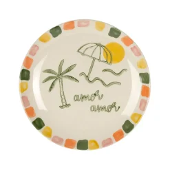 Fabrique de Styles Assiette de dessert en grès d20.5cm - Dolce Vita* Assiettes