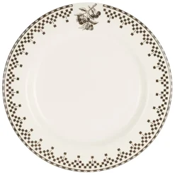 Fabrique de Styles Assiette plate en faïence d27cm - Damier* Assiettes