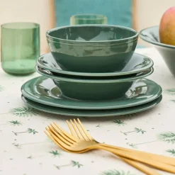 Fabrique de Styles Assiette plate en faïence d28.5cm - Constance* Assiettes