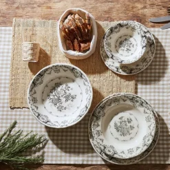 Fabrique de Styles Assiette plate en faïence d26cm - clothilde* Assiettes