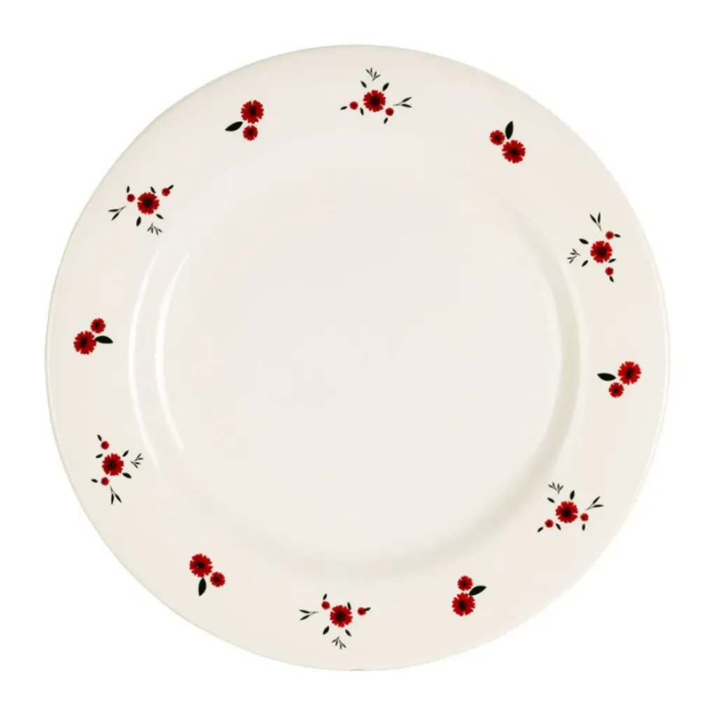 Fabrique de Styles Assiette plate en faience d27cm - Paquerette* Assiettes