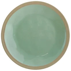 Fabrique de Styles Assiette plate en grès d28cm - Jade* Assiettes