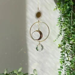 Fabrique de Styles Attrape-soleil à suspendre éclipse h26cm* Méditation Et Yoga