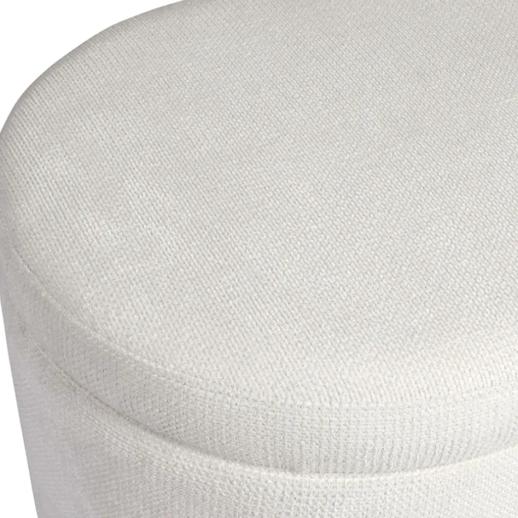 Fabrique de Styles Banc coffre en tissu écru - Tessia* Bancs Et Banquettes