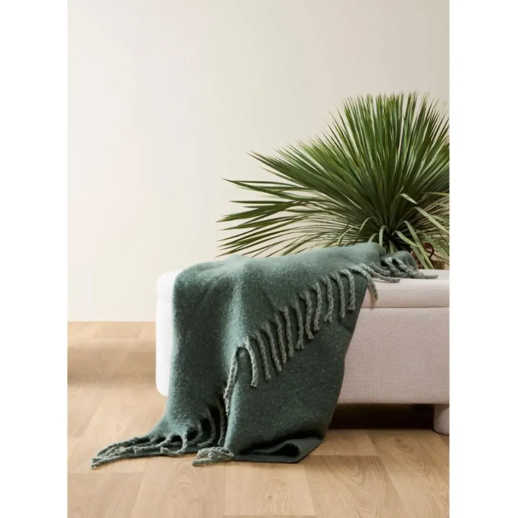 Fabrique de Styles Banc coffre en tissu écru - Tessia* Bancs Et Banquettes