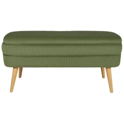 Fabrique de Styles Banc coffre en velours côtelé - Eleonor* Bancs Et Banquettes