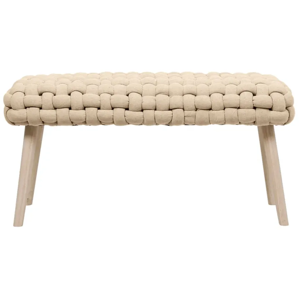 Fabrique de Styles Banc en tissu et pin - Element* Bancs Et Banquettes