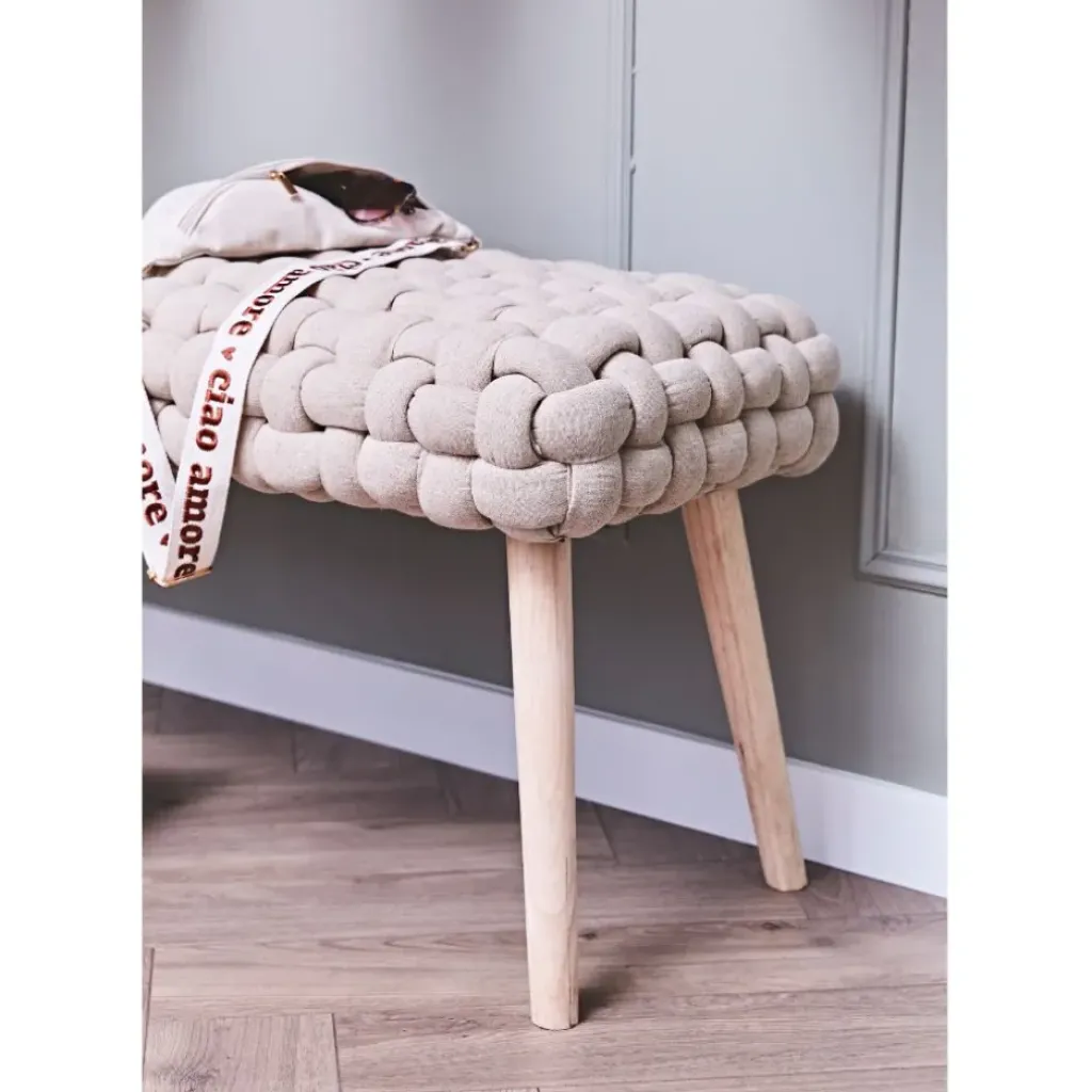 Fabrique de Styles Banc en tissu et pin - Element* Bancs Et Banquettes