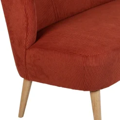 Fabrique de Styles Banquette 2 places en velours côtelé - Eleonor* Bancs Et Banquettes