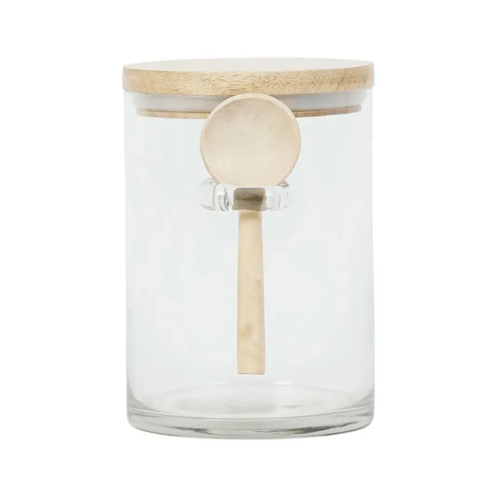 Fabrique de Styles Bocal avec cuillere et couvercle de chez gaston 80cl* Pots Et Bocaux