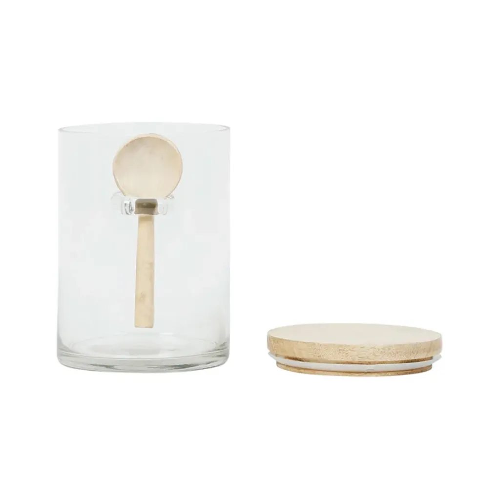 Fabrique de Styles Bocal avec cuillere et couvercle de chez gaston 80cl* Pots Et Bocaux