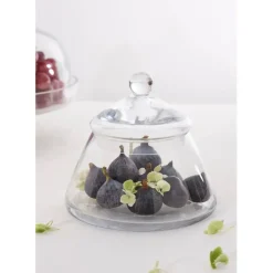 Fabrique de Styles Bocal en verre avec couvercle d21cm - Angele* Pots Et Bocaux