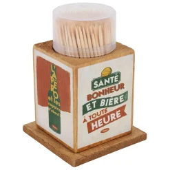 Fabrique de Styles Boite pics apéro en bambou et pin - Copains d'Abord* Petits Rangements