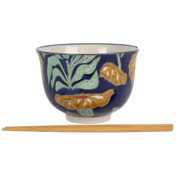 Fabrique de Styles Bol en grès et bambou et baguettes - Flaura* Bols Et Coupelles