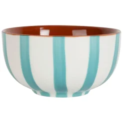 Fabrique de Styles Bol en grès rayé et blanc 35cl - Alaria* Bols Et Coupelles