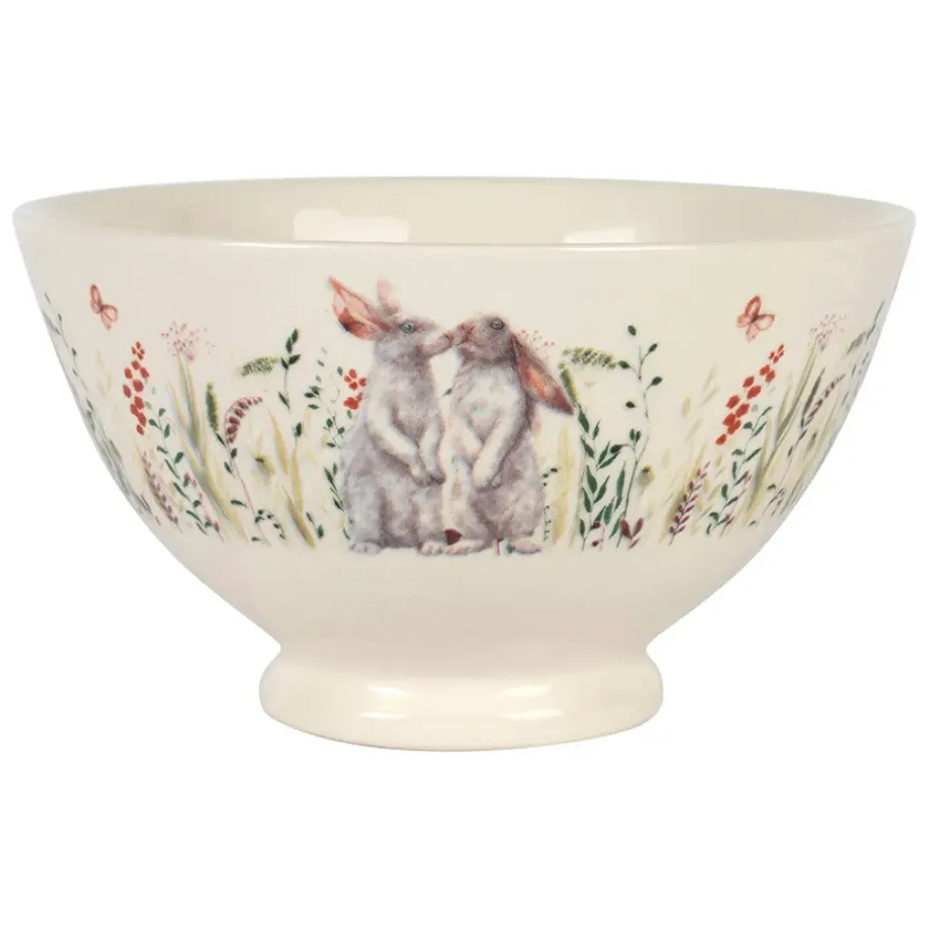 Fabrique de Styles Bol lapins collectionneur en faïence 75cl - Collection* Bols Et Coupelles