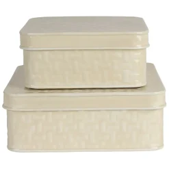 Fabrique de Styles Boîte gigogne (x2) en fer* Boîtes