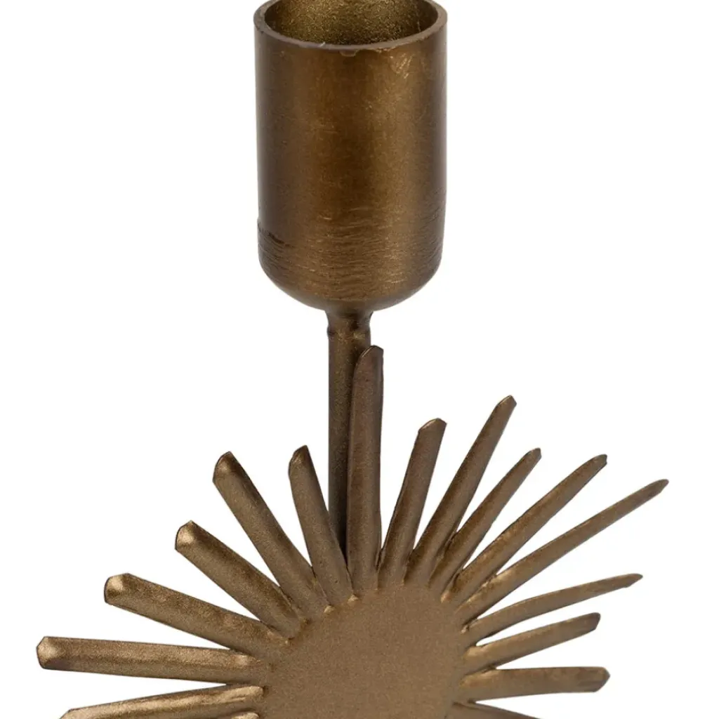 Fabrique de Styles Bougeoir en fer h23cm - Soleil* Photophores, Bougeoirs Et Lanternes