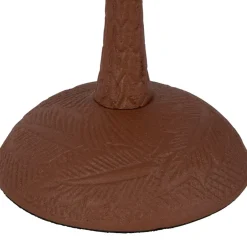 Fabrique de Styles Bougeoir palmier en aluminium h19cm - Tropic Etoil* Photophores, Bougeoirs Et Lanternes