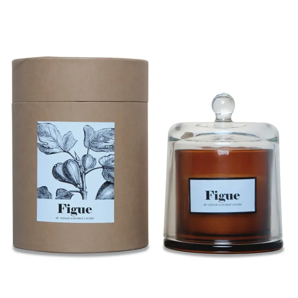 Fabrique de Styles Bougie cloche parfumée Figue Boisée 50h* Bougies Parfumées