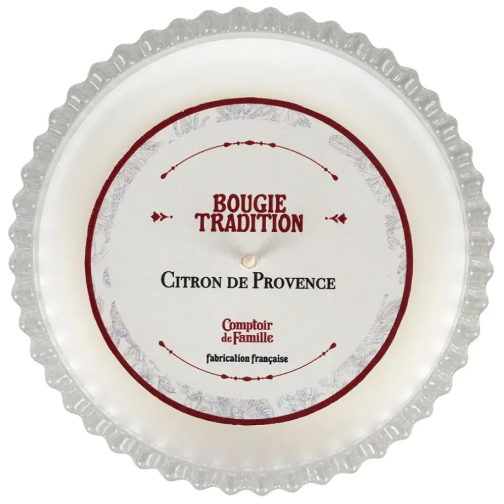 Fabrique de Styles Bougie en verre parfumée citron - Tradition* Bougies Parfumées