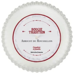 Fabrique de Styles Bougie en verre senteur abricot 180g* Bougies Parfumées