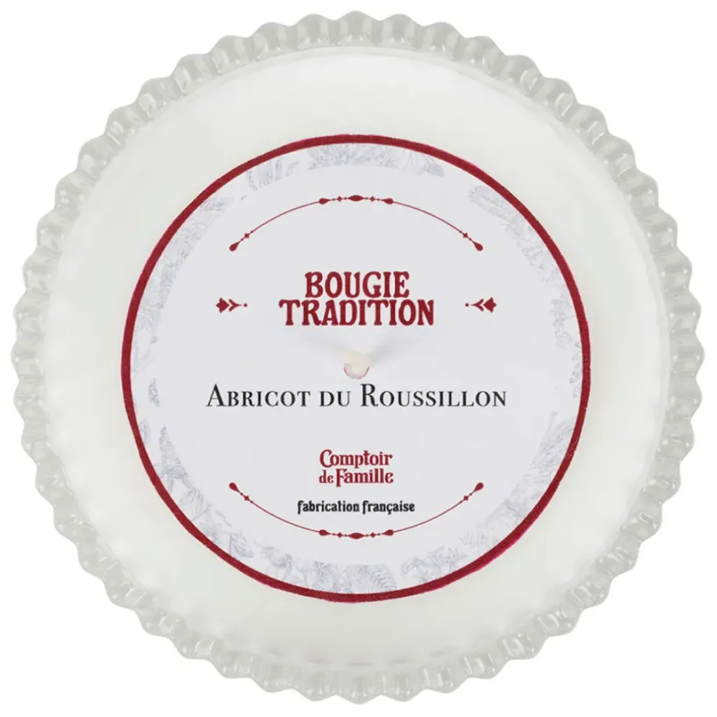 Fabrique de Styles Bougie en verre senteur abricot 180g* Bougies Parfumées