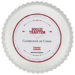 Fabrique de Styles Bougie en verre senteur clémentine 180g* Bougies Parfumées