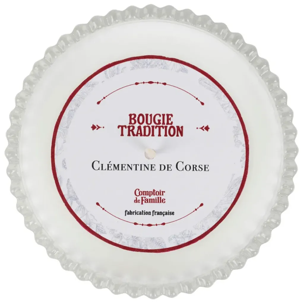 Fabrique de Styles Bougie en verre senteur clémentine 180g* Bougies Parfumées