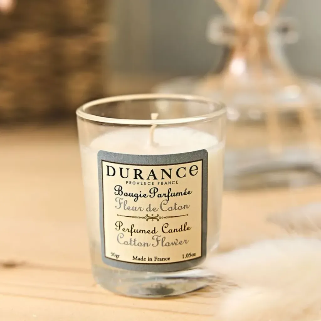 Fabrique de Styles Bougie parfumée Fleur de Coton 12h* Bougies Parfumées