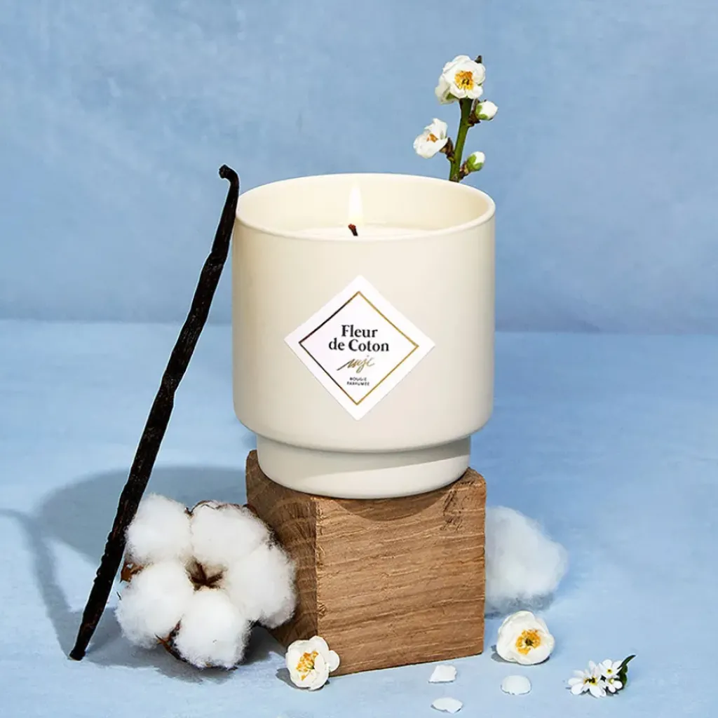 Fabrique de Styles Bougie parfumée Fleur de coton 45h* Bougies Parfumées