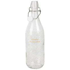 Fabrique de Styles Bouteille en verre avec détails 1l - Famille* Carafes Et Pichets