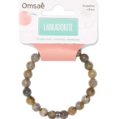 Fabrique de Styles Bracelet labradorite perles rondes 8mm* Bijoux Fantaisie