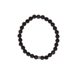 Fabrique de Styles Bracelet obsidienne e perles rondes 6mm* Bijoux Fantaisie