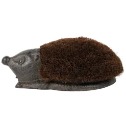 Fabrique de Styles Brosse à chaussures hérisson en fonte* Entretien Des Chaussures