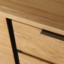 Fabrique de Styles Buffet enfilade chêne massif 3 portes et tiroir - Manny* Buffets Et Vitrines