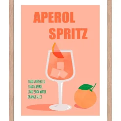 Fabrique de Styles Cadre avec affiche "Aperol spritz" 30x40cm - Lario* Cadres Déco Et Affiches