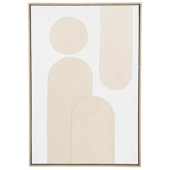 Fabrique de Styles Cadre deco abstrait en panneau de bois et verre 63x93cm - Greeka* Cadres Déco Et Affiches
