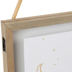 Fabrique de Styles Cadre deco en sapin et verre ecru et noir 30x40cm - Mon sapin* Cadres Déco Et Affiches