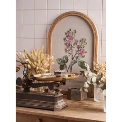 Fabrique de Styles Cadre fleur horticoles en tissu et sapin 40x60cm - Horticole* Cadres Déco Et Affiches