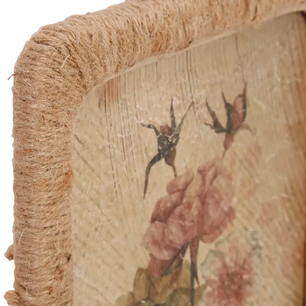 Fabrique de Styles Cadre "s" en sapin 33x45cm - Fleurs* Cadres Déco Et Affiches