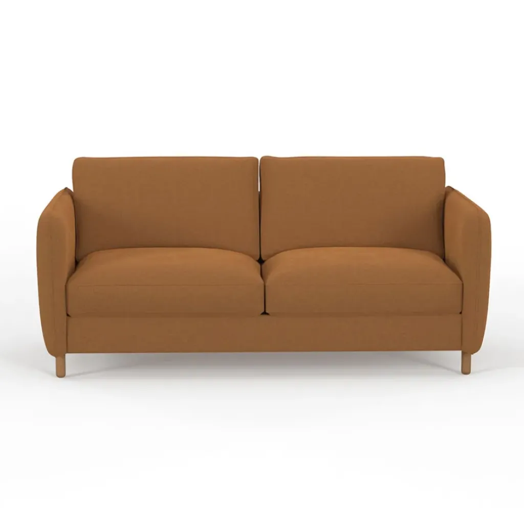 Fabrique de Styles Canapé convertible 2 places Bultex Gustave - Velours Vintage - Adore Anthracite* Canapés Convertibles