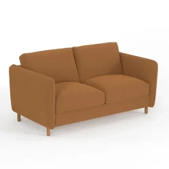 Fabrique de Styles Canapé convertible 2 places Bultex Gustave - Velours Vintage - Adore Anthracite* Canapés Convertibles