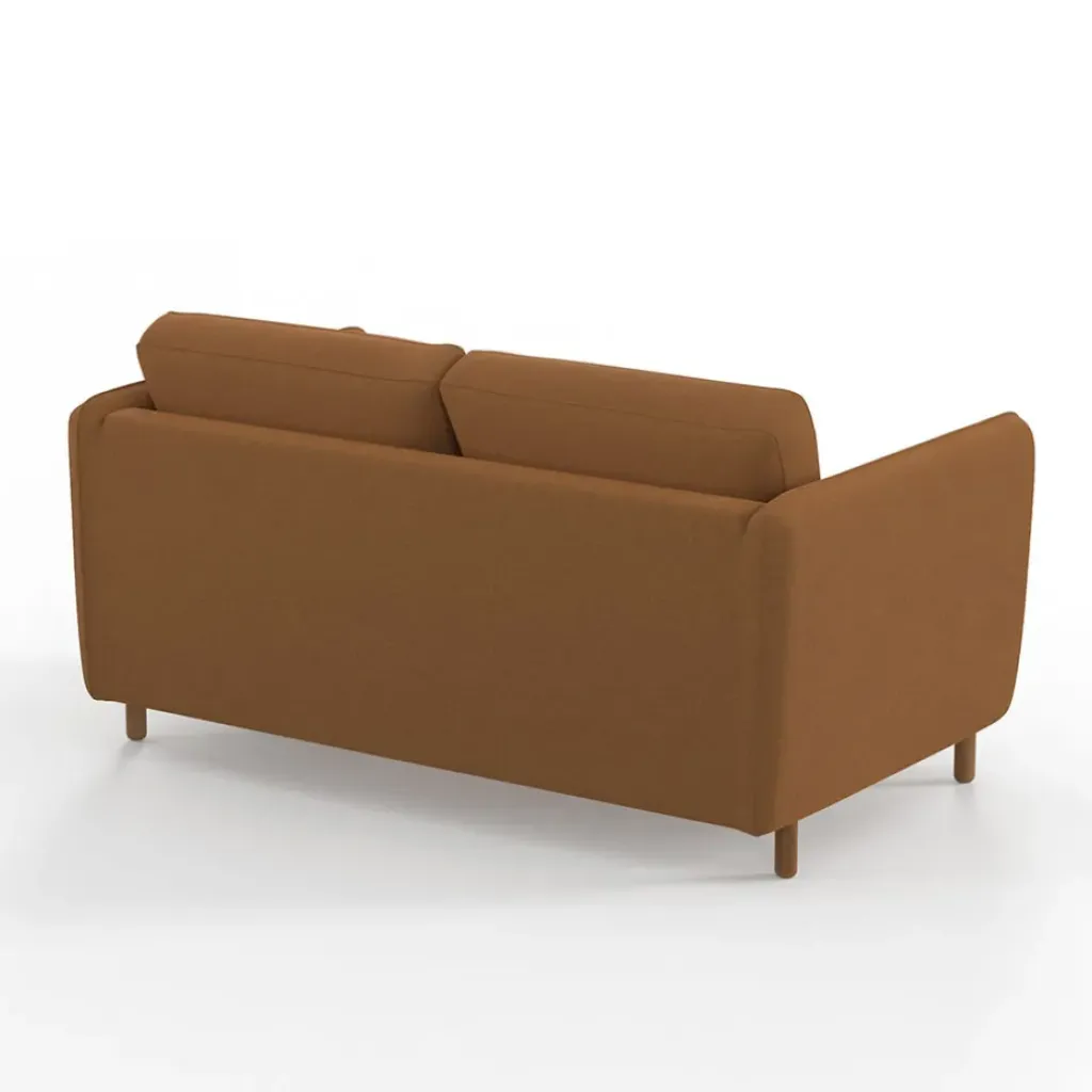 Fabrique de Styles Canapé convertible 2 places Bultex Gustave - Velours Vintage - Adore Anthracite* Canapés Convertibles